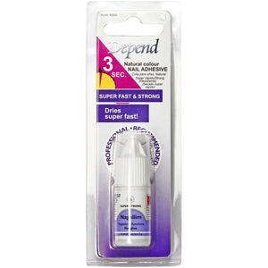 Adhesive for artificial nails, natural colour - Depend