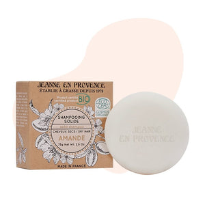 BIO Almond Solid Shampoo, 75 g - Jeanne en Provence