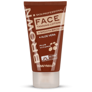 Brown Face Tanning Lotion + Smooth Bronzer 50ml - TannyMaxx