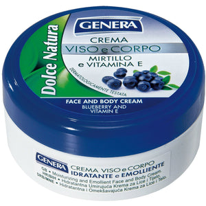 Face and Body Cream with Blueberry and Vitamin E 160ml - Genera