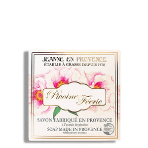 Pivoine Féérie Solid Soap, 100 g - Jeanne en Provence