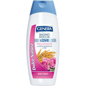 Body Wash Love, Damask Rose and Rice 500ml - Genera