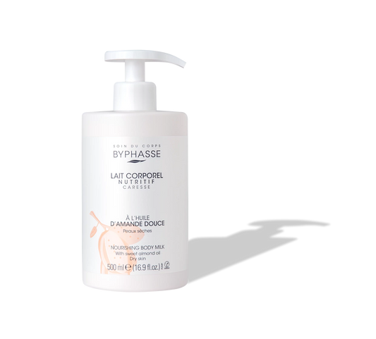 NOURISHING BODY MILK (PUMP) With Sweet Almond Oil, For Dry Skin 500ml