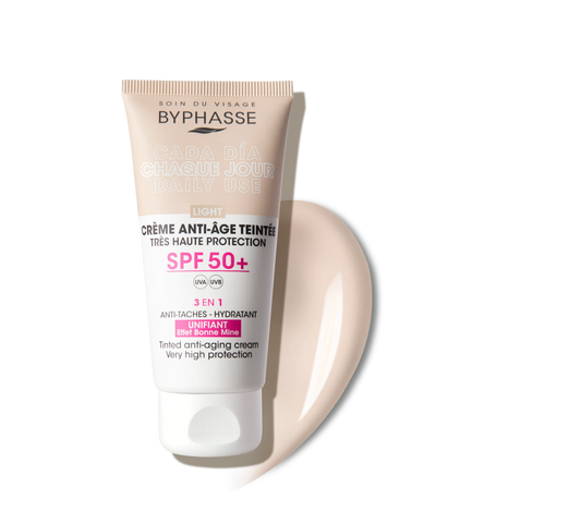 ANTI-AGING FACE CREAM SPF 50+ TINTED LIGHT 50ML