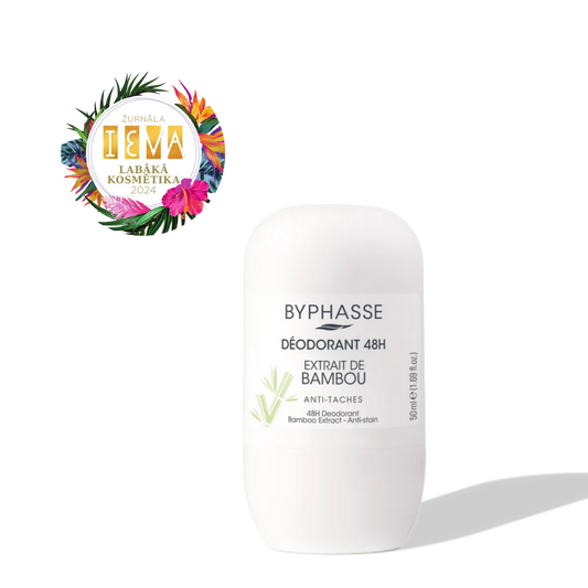 Byphasse 48h deodorant Bamboo Extract (roll-on), 50ml