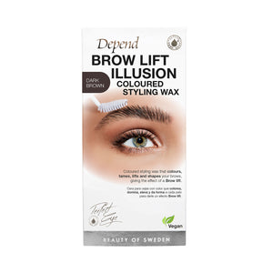 NEW! Brow Lift Illusion Coloured Styling Wax - Dark Brown