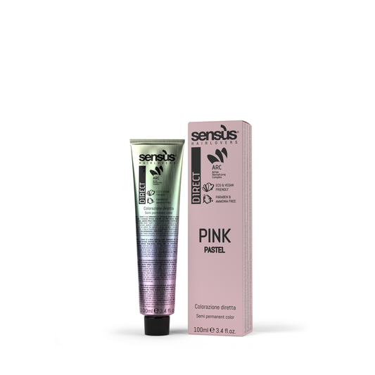 Direct Semi Permanent Color - Pastel Pink 100ml - Sens.us