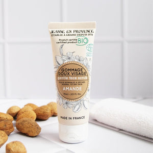 BIO Almond Gentle Face Scrub, 75ml - Jeanne en Provence