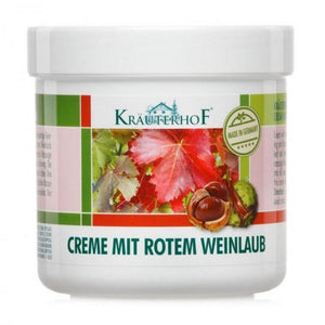 Cream with Red Vine Leaves for Tired Legs 250ml - Krauterhof