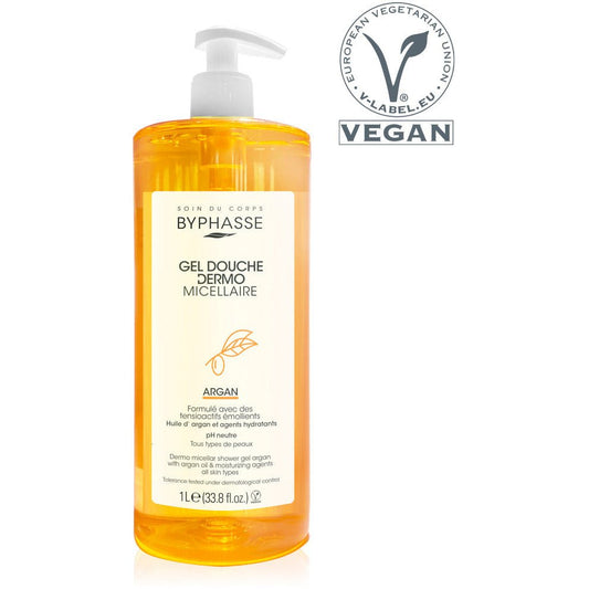 Dermo Micellar Shower Gel - Argan, 1 litre - Byphasse