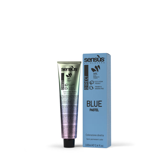 Direct Semi Permanent Color - Pastel Blue 100ml - Sens.us