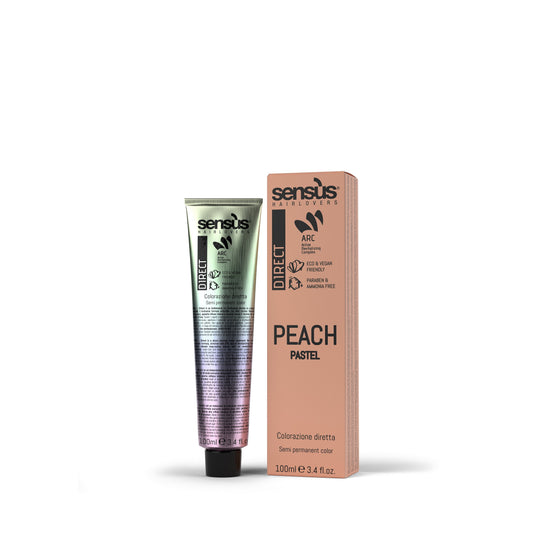 Direct Semi Permanent Color - Pastel Peach 100ml - Sens.us