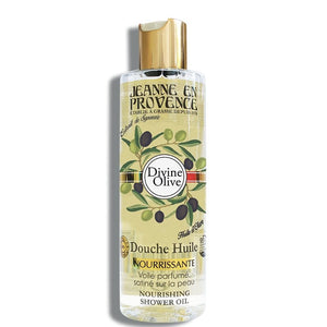 Divine Olive Nourishing Shower Oil With Organic Olive Oil, 250ml - Jeanne en Provence