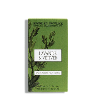 Eau De Toilette Lavander & Vétiver, 100ml - Jeanne en Provence