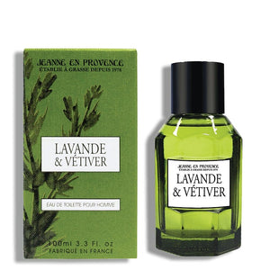 Eau De Toilette Lavander & Vétiver, 100ml - Jeanne en Provence