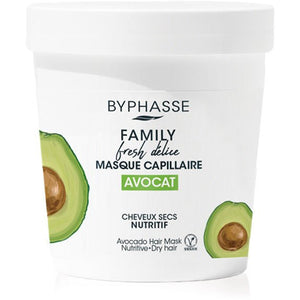 Family Fresh Délice Hair Mask. Avocado. For dry hair, 250ml - Byphasse