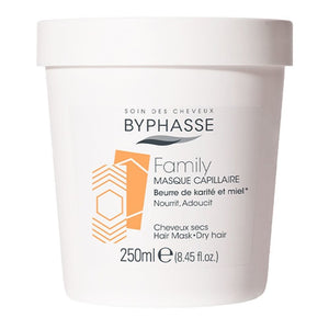 Family Hair Mask Shea Butter and Honey 250ml - Byphasse