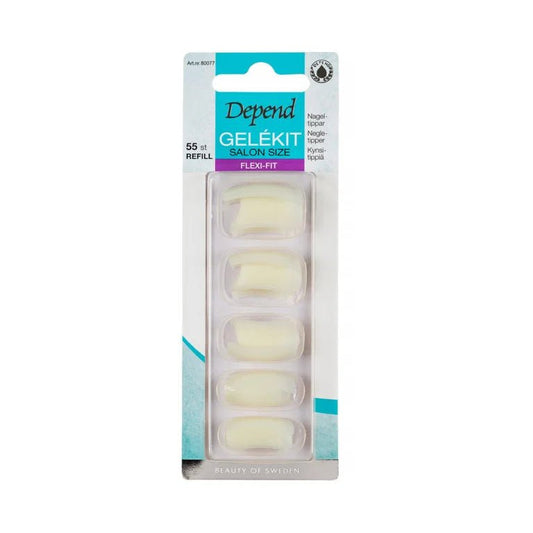 Gel Kit Nail Tips, Flexi Fit, 55 pcs - Depend