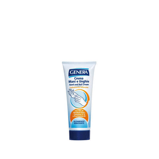 Hands and Nails Cream with Sweet Almond Oil - Coenzyme Q10 - Provitamin B5 100ml - Genera