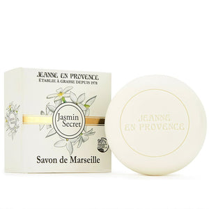 Jasmin Secret Solid Soap, 100 g - Jeanne en Provence