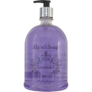 Liquid Soap Lavender Paraben Free, 1 litre - Dansk Kosmetik Salg