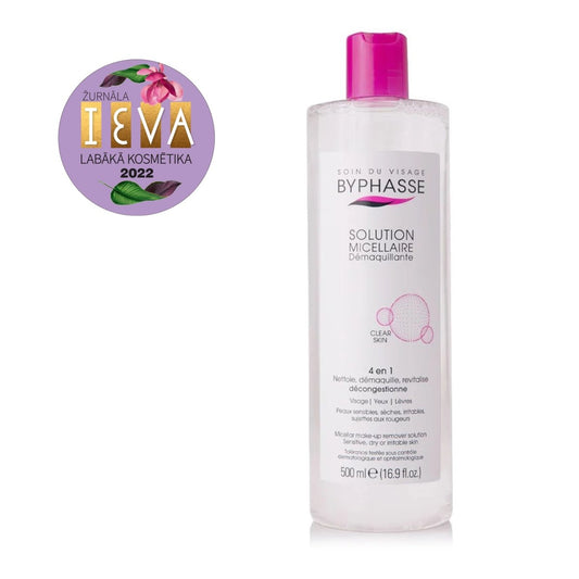Micellar Make-Up Remover Solution Sensitive, Dry And Irritated Skin 500ml - Byphasse