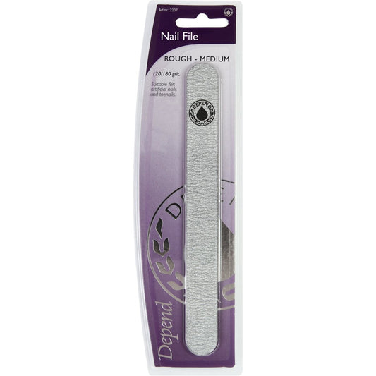 Nail File, Rough/Medium - Depend
