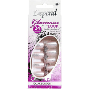 Nail Kit Glamour Look, Square Glamour - Depend