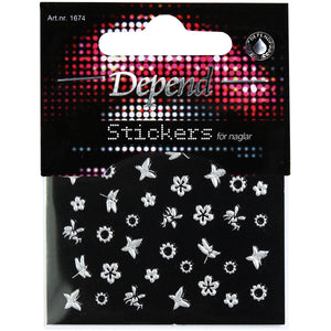 Nail Stickers #1674 - Depend