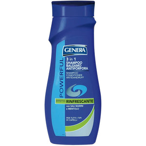 Shampoo + Conditioner Antidandruff 3in1 Powerful 300ml - Genera
