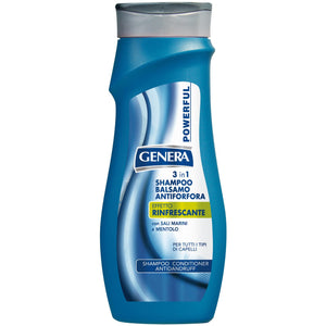 Shampoo + Conditioner Antidandruff 3in1 Powerful 300ml - Genera